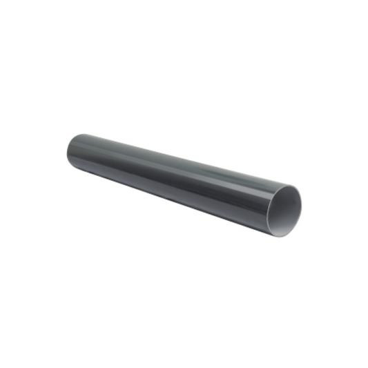 68mm x 4M Osma Roundline Pipe - Wavin (Grey) - 0T084AG