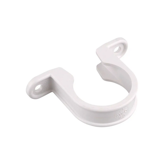 Wavin OsmaWeld Solvent‑Weld Pipe Bracket (White) 50mm – 2Z081W