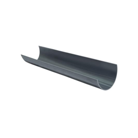 113mm x 4M Osma DeepLine Gutter - Wavin (Grey) - 9T974AG