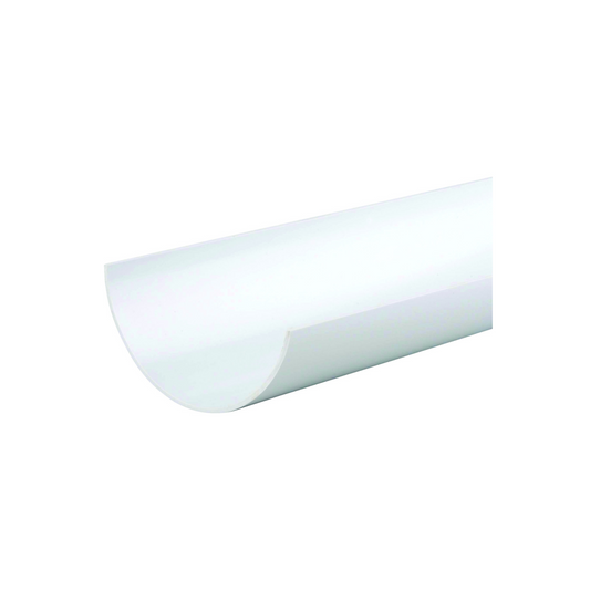 Wavin Osma Roundline Gutter (White) 112mm x 2M - 0T072W