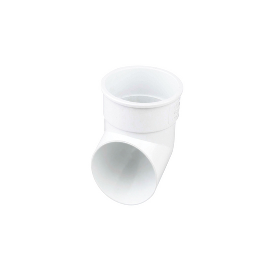 Wavin Osma Roundline Pipe Shoe (White) 68mm - 0T037W