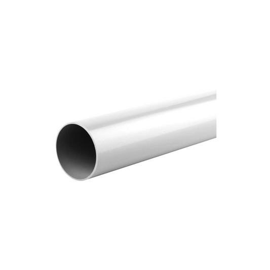 Wavin Osma Roundline Plain End Pipe (White) 68mm x 5.5M - 0T088W