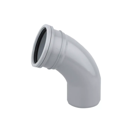 Wavin OsmaSoil Ring‑Seal Bend (Grey) 67.5° 110mm – 4S162G