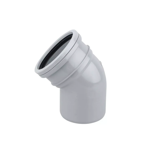 Wavin OsmaSoil S/SW Single Socket Bend (Grey) 30° 110mm – 4S166G