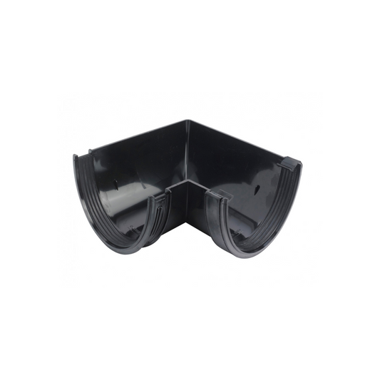 Wavin Osma Deepline Gutter Angle (Black) 113mm x 90° - 9T903B