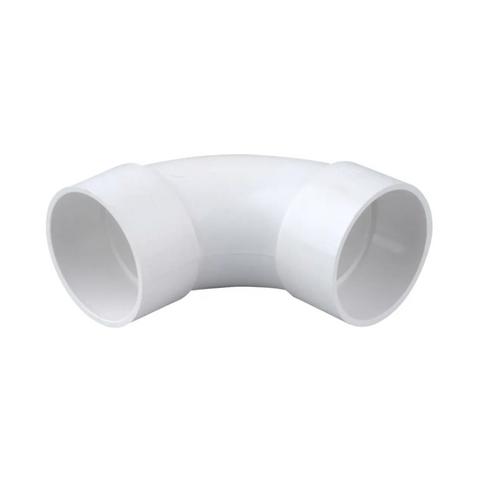 Wavin OsmaWeld Solvent‑Weld Bend (White) 87.5° 50mm – 2Z161W