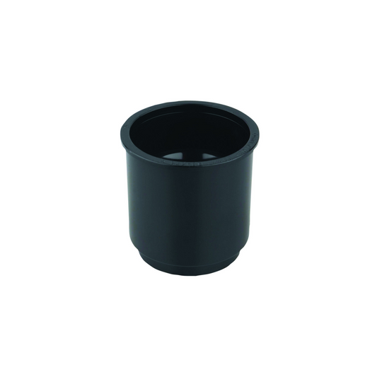 Wavin Osma Roundline Down Pipe Connector (Black) 68mm - 0T024B