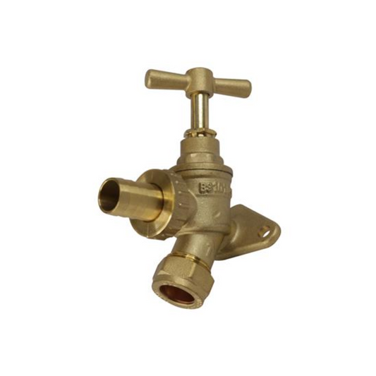 Genbra Wall Plate Hose Union Bib Tap (Bronze) 15mm x 1/2" – BFHUBWP-D