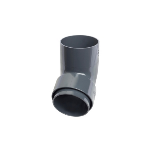 68mm Osma Roundline Offset Bend Spigot - Wavin (Grey) - 0T026AG