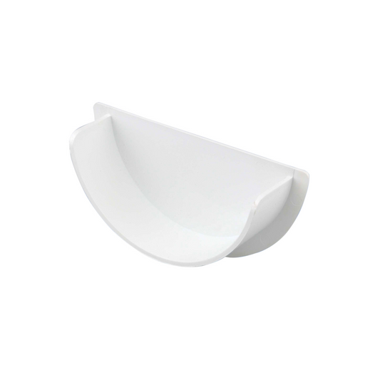 Wavin Osma Roundline Stop End Internal (White) 112mm - 0T010W