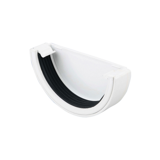 Wavin Osma Roundline Stop End External (White) 112mm - 0T011W