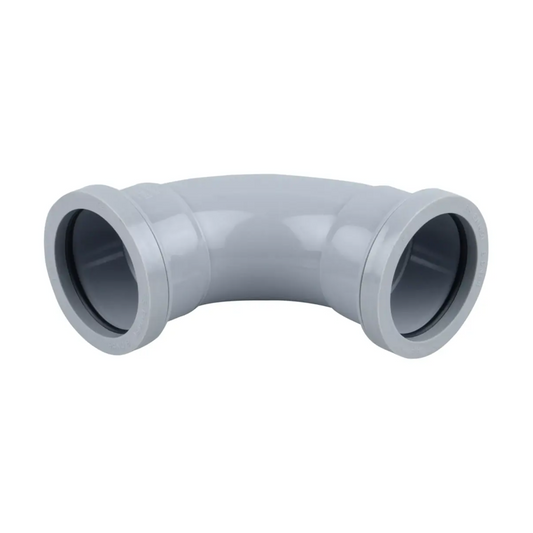 Wavin Osma Push‑Fit Bend (Grey) 87.5° 40mm - 5W161G