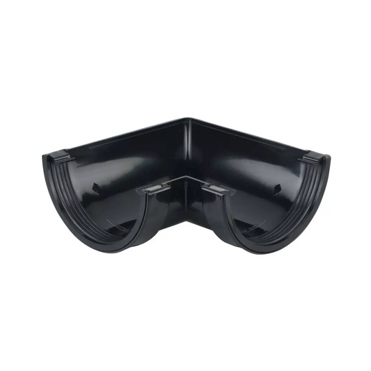 Wavin Osma SuperLine Gutter Angle (Black) 150mm x 90° – 5T503B
