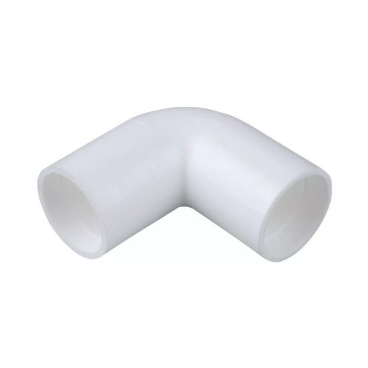Wavin Osma Push-Fit Overflow Bend (White) 90° x 21.5mm - 1C160W