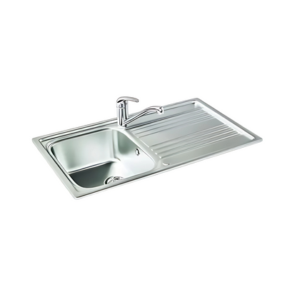 Carron Phoenix Rapid 90 Sink (Stainless Steel) - 101.0493.238