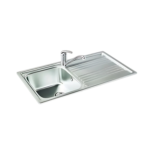 Carron Phoenix Rapid 90 Sink (Stainless Steel) - 101.0493.238