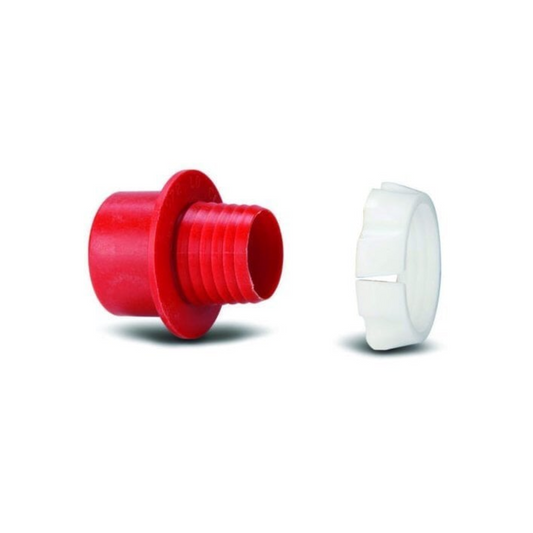 Polypipe Polyfast MDPE Normal‑Gauge Adaptor Set (Red) 25 mm × ¾″– 467NG34