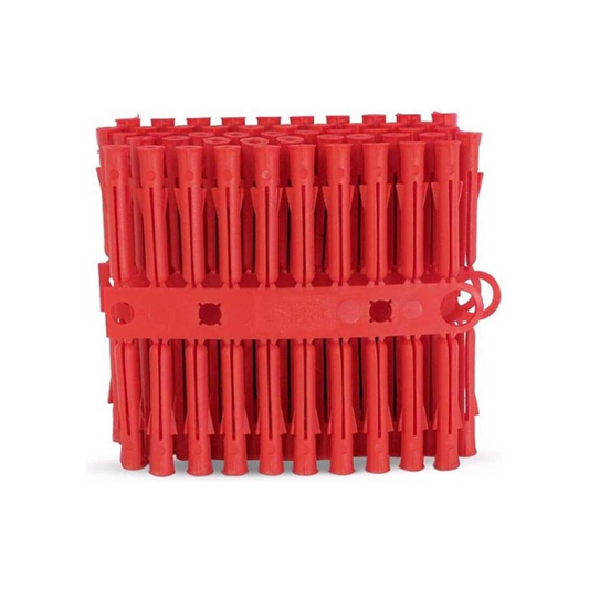 Talon Plastic Wall Plug P2TT / P2ES 1,000‑Pack (Red) 5.5mm × 34mm - 5060002356296