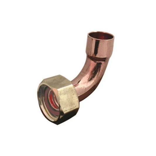 Endfeed Bent Tap Connector (Copper/Brass) 22mm x ¾" – EFBTC-22E