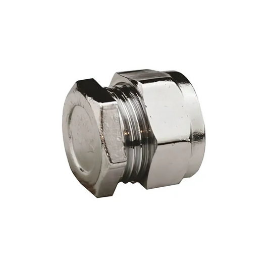 Chrome Compression End Cap (Chrome) 28mm – CCEC-28