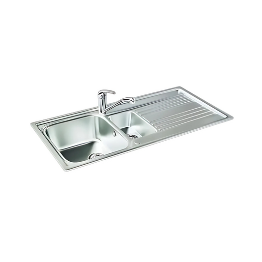 Carron Phoenix Rapid 150 Sink (Stainless Steel) - 101.0493.239