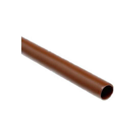 Polypipe PolyWaste Overflow Pipe (Brown) 21.5mm x 3m - NS43BR