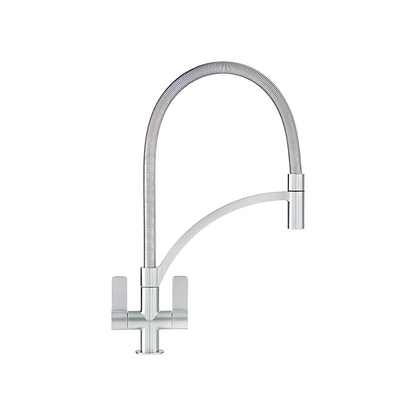Franke Wave Pull Out Kitchen Tap (Stainless Steel) - 115.0277.035