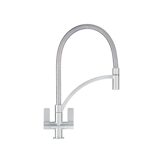 Franke Wave Pull Out Kitchen Tap (Stainless Steel) - 115.0277.035