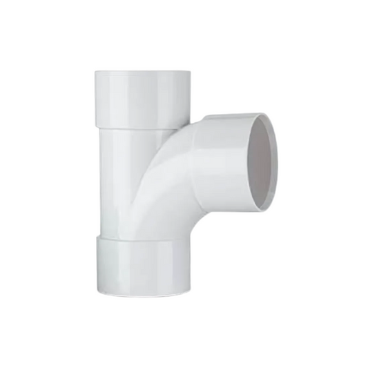 Polypipe Waste System Swept Tee (White) 40 mm – WS22W