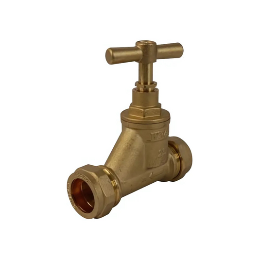 Genbra MDPE Stop Tap (Bronze) 20mm x 20mm – BFST-2020