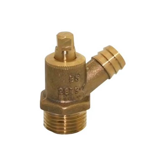 Genbra Drain Off Cock Type A DZR (Bronze) 1/2" – BFDOCTADZR-D
