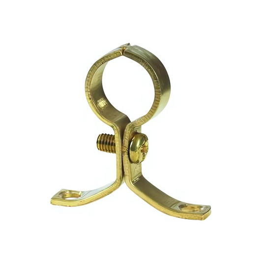 Talon Pressed Brass Pipe Clip (bronze) 15mm – SOPB15