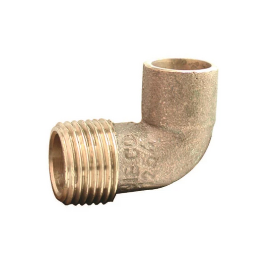 Endfeed Male Iron Elbow (Copper) 15mm x 1/2" – EFEAM-15D