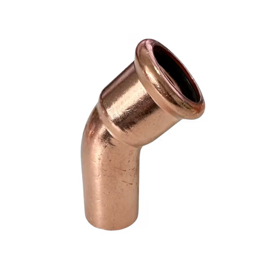 PressFit Water 45° Street Elbow (Copper) 54mm – PFWES/45-54