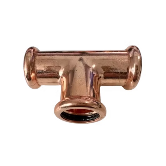 PressFit Water Equal Tee (Copper) 54mm – PFWET-54