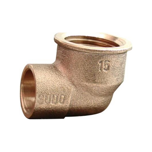 Endfeed Female Iron Elbow (Copper) 28mm x 1" – EFEAF-28F
