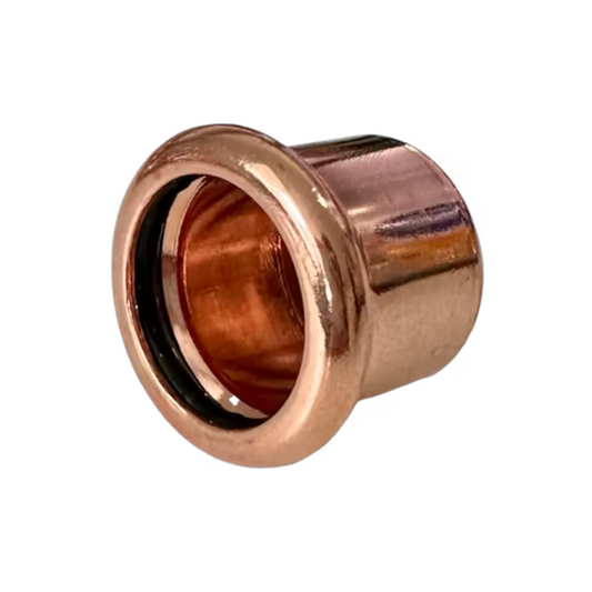 PressFit Water End Cap (Copper) 54mm – PFWEC-54