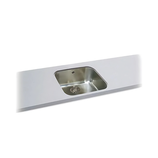 Carron Phoenix Zeta 105U Single Bowl Undermount Sink (Stainless Steel) – 122.0167.719