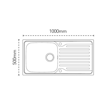 Carron Phoenix Lomond 100 3½" Waste & Overflow Kit – Reversible 2 Tap Hole, Boxed (Stainless Steel) – 101.0714.474