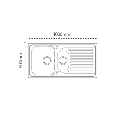 Carron Phoenix Lomond 150 3½" Waste & Overflow Kit – Reversible 2 Tap Hole, Boxed (Stainless Steel) – 101.0714.475