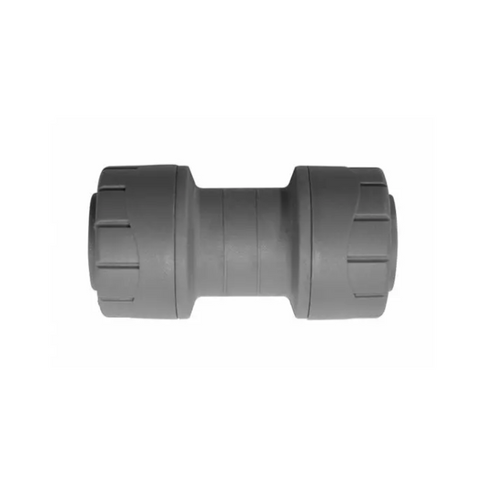Polypipe Polyplumb Straight Coupler (Grey) 10mm - PB010