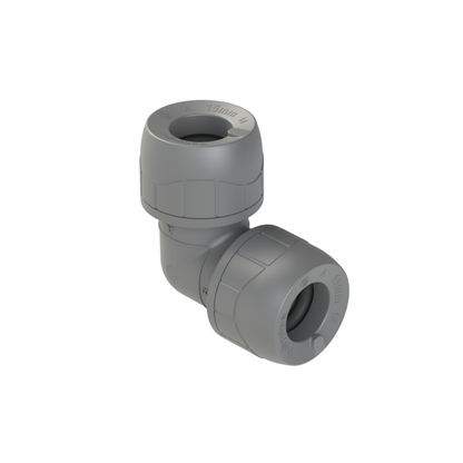 Polypipe Polyplumb Elbow (Grey) 28mm - PB128