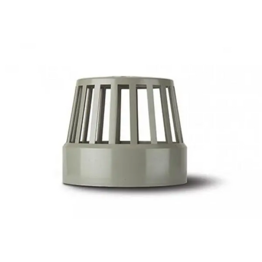Polypipe Soil Vent Terminal 110mm (Grey) - SV42SG
