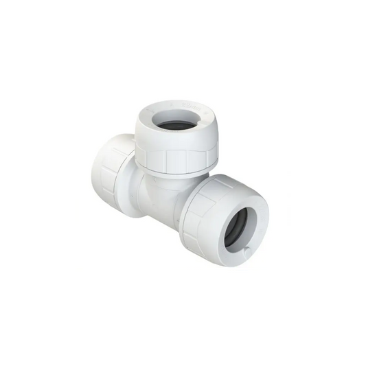 Polypipe Polyplumb Enhanced Equal Tee 22mm - PB222EW