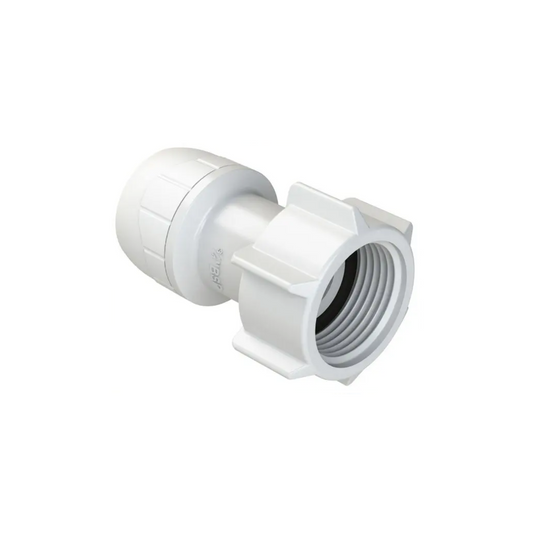 Polypipe Polyplumb Enhanced Hand Tightened Tap Connector 15mm x 3/4" - PB271534EW