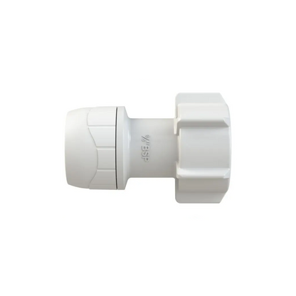 Polypipe Polyplumb Enhanced Hand Tightened Tap Connector 15mm x 3/4" - PB271534EW