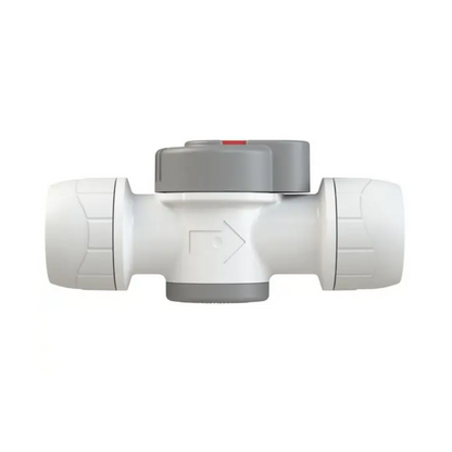 Polypipe Polyplumb Warm Shut-Off Valve 15mm x 15mm - PB5915