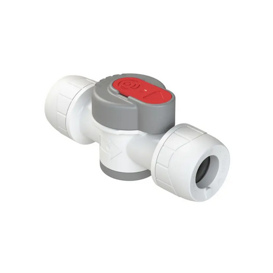 Polypipe Polyplumb Warm Shut-Off Valve 15mm x 15mm - PB5915
