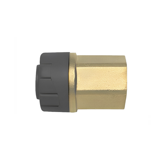 Polypipe Polyplumb Push-Fit Female Connector 15mm x 3/4" - PB441534