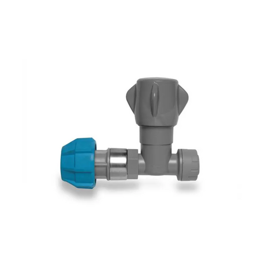 Polypipe Polyplumb Medium-Density Polyethylene (MDPE) Stopcock 20mm x 15mm - PB262015